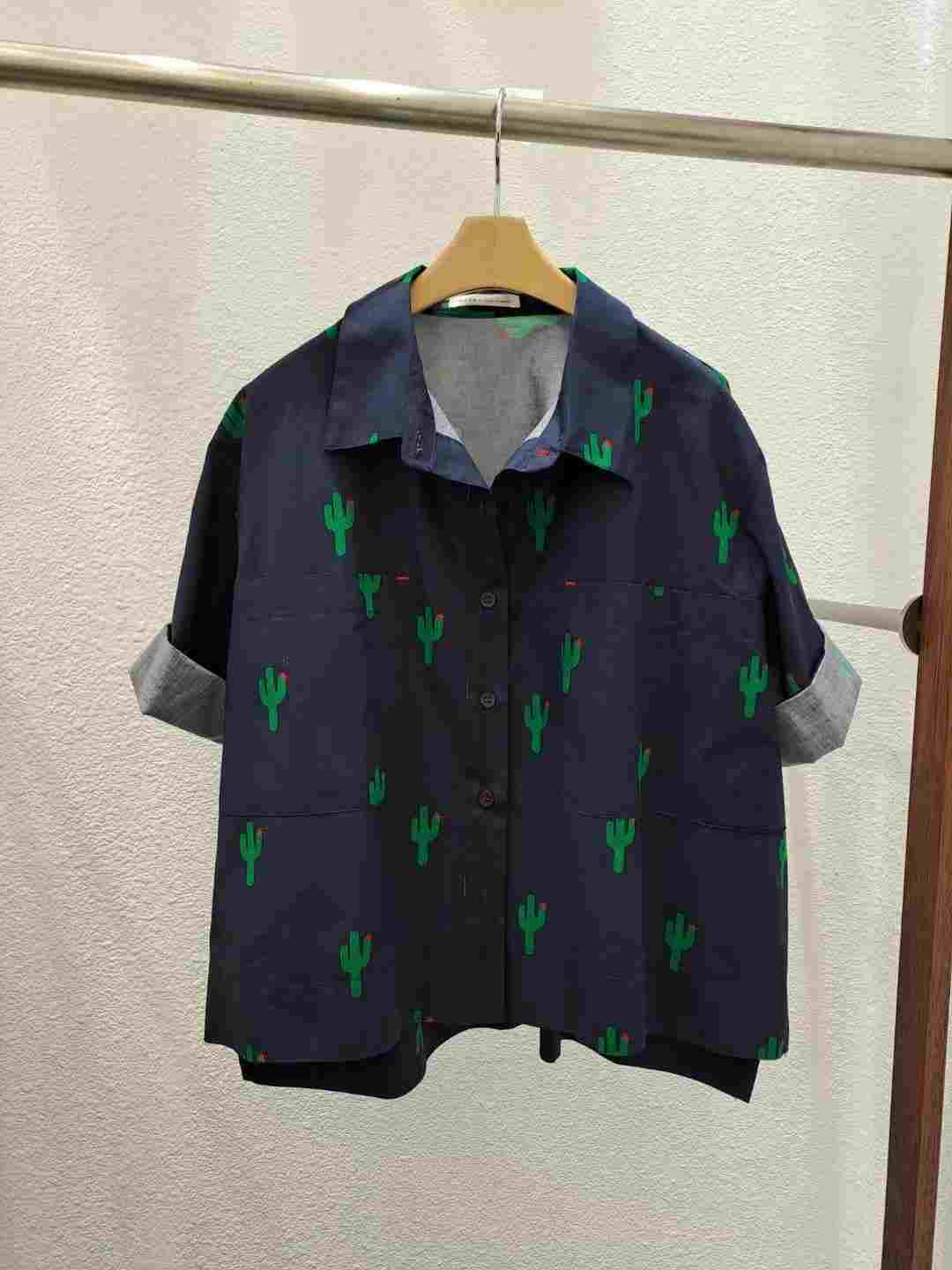HARA韓國直郵東大門代購女裝新款真品熱賣24春夏襯衫蕾絲衫HARA襯衫/蕾絲衫
