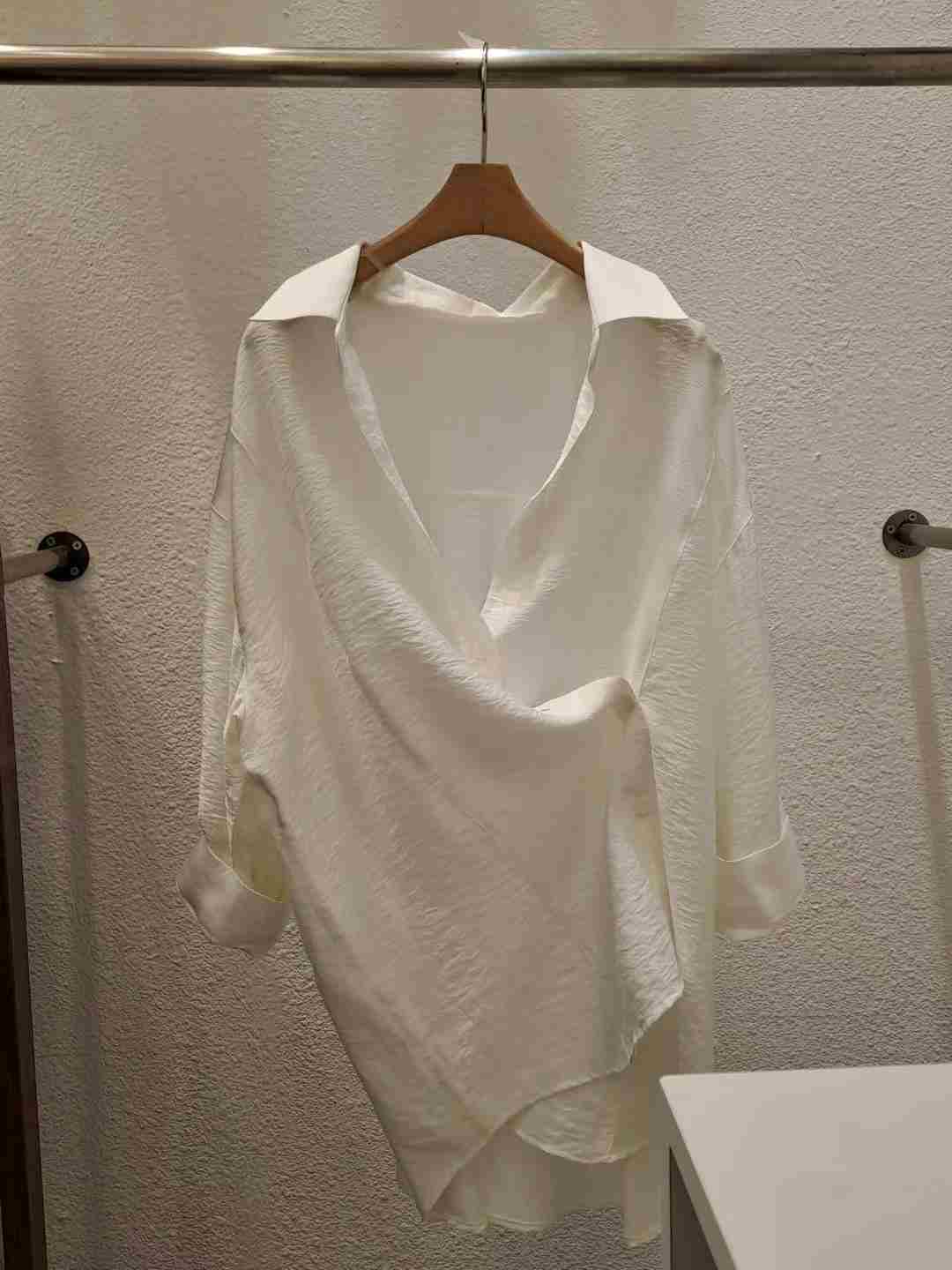 HARA韓國直郵女裝新款時尚真品職業休閑推薦24春夏襯衫蕾絲衫HARA襯衫/蕾絲衫