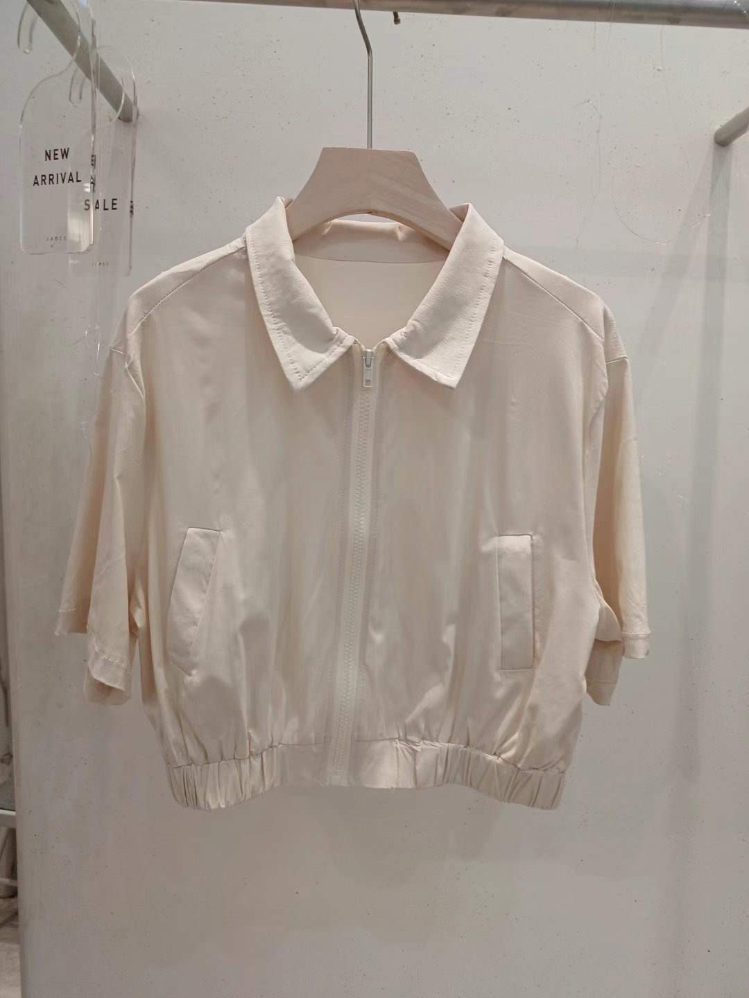 JAMES 제임스直郵韓國代購女裝新款24春夏職業襯衫蕾絲衫JAMES襯衫/蕾絲衫