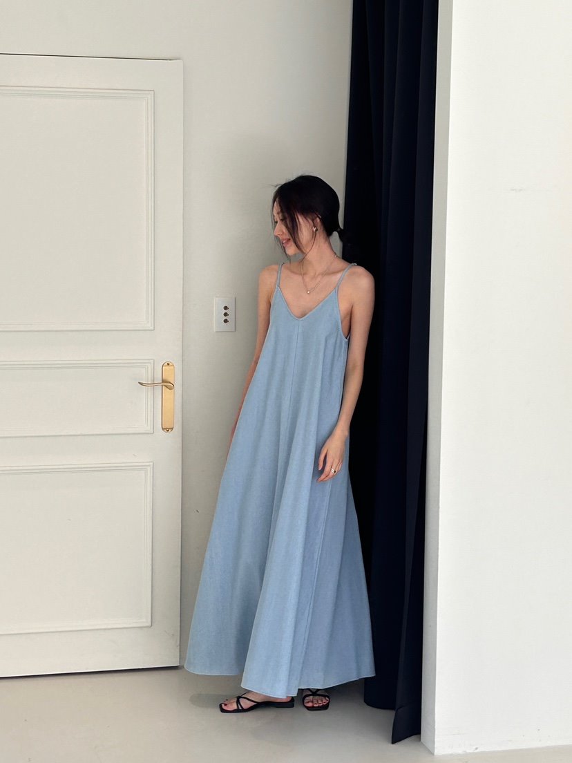 ME MO韓國直郵東大門代購女裝新品24春夏人氣休閑連衣裙ME MO連衣裙