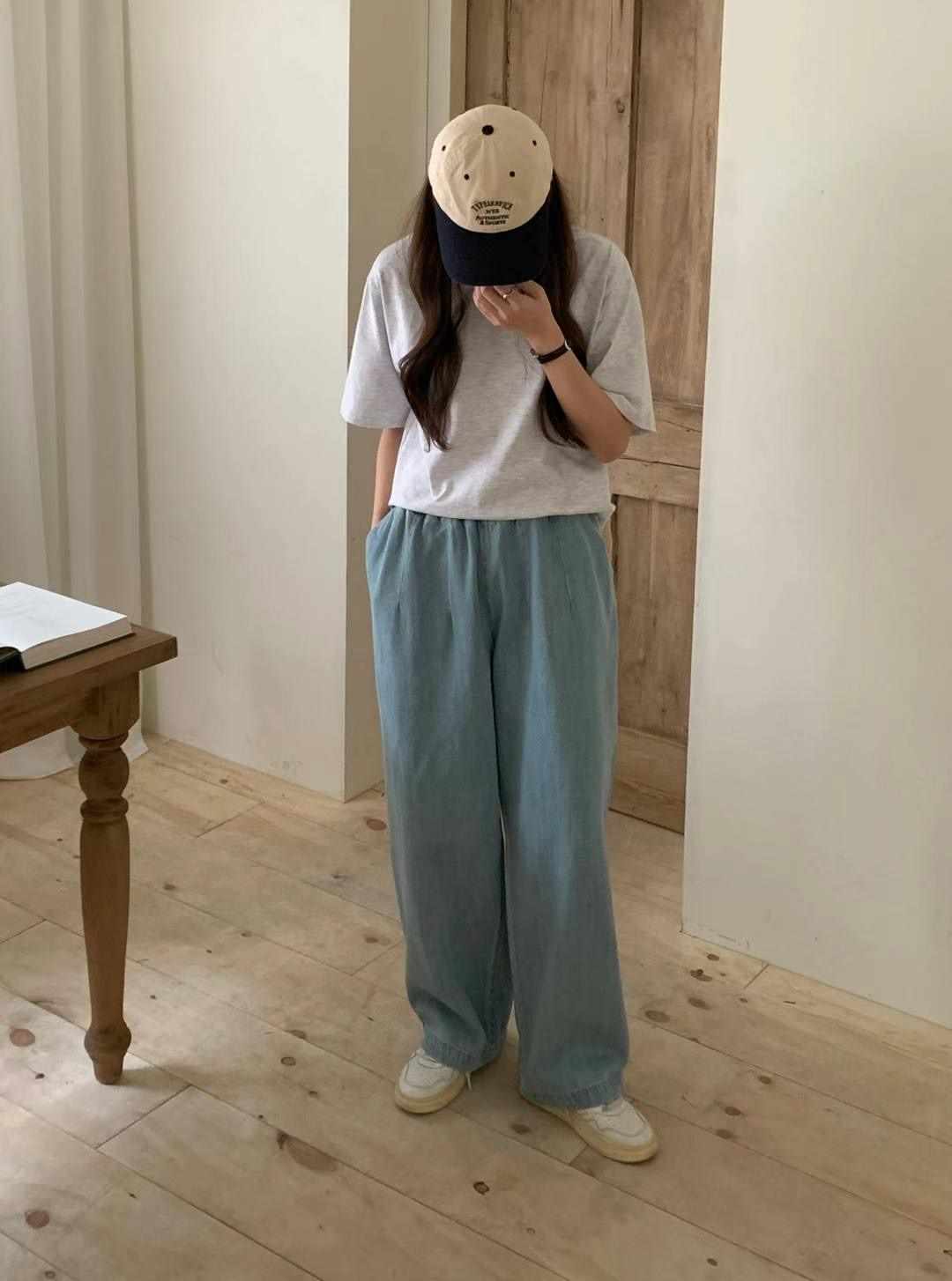 COREBLUE韓國直郵東大門代購女裝新款24春夏熱賣休閑牛仔褲like core/COREBLUE牛仔褲