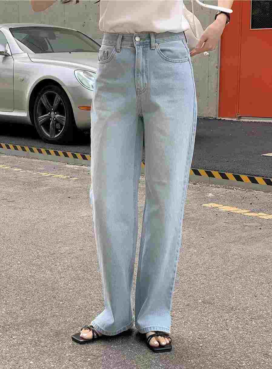 COREBLUE韓國直郵東大門代購女裝新款休閑推薦24春夏牛仔褲like core/COREBLUE牛仔褲