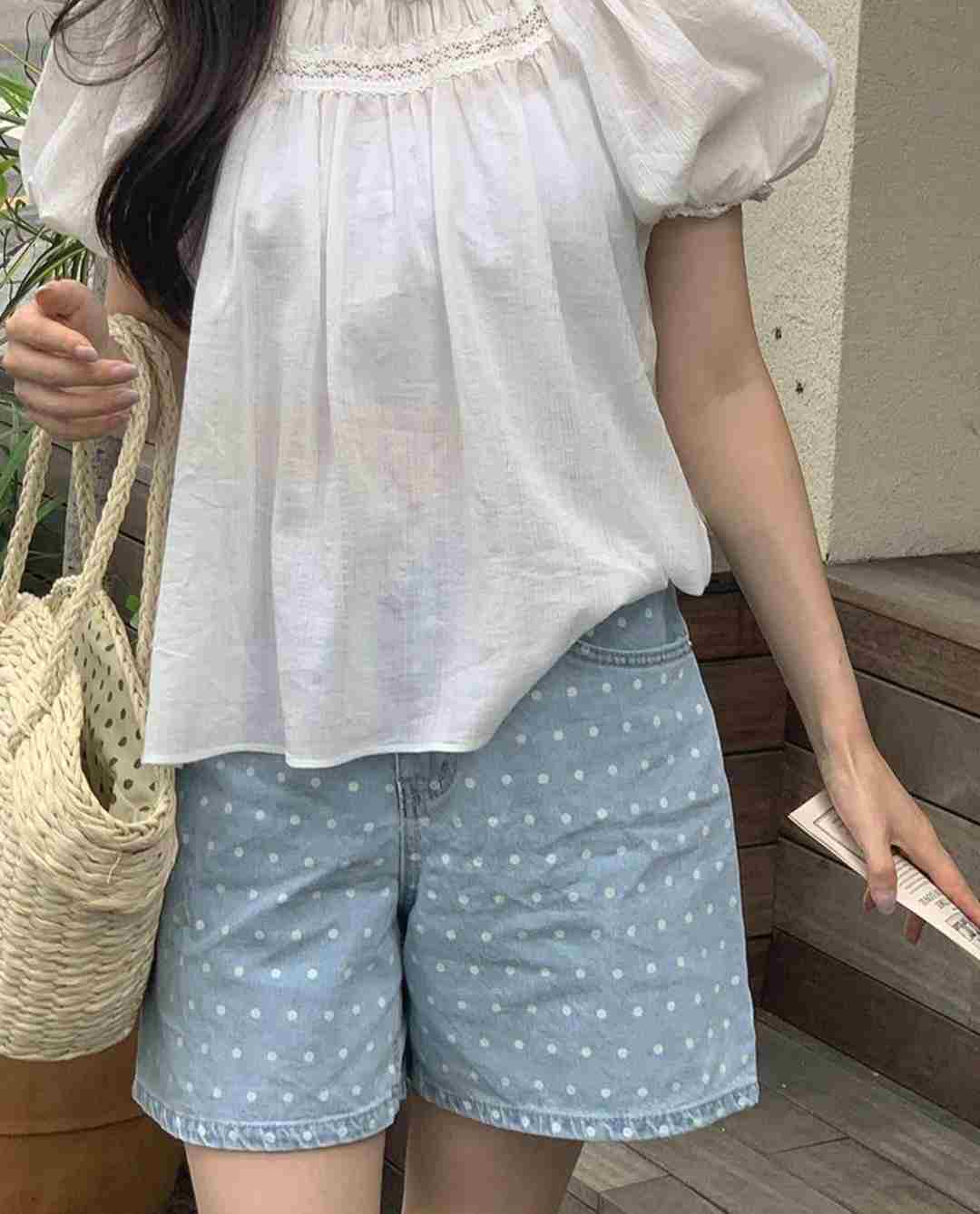 COREBLUE韓國直郵東大門代購女裝新品真品休閑推薦時尚短褲like core/COREBLUE短褲
