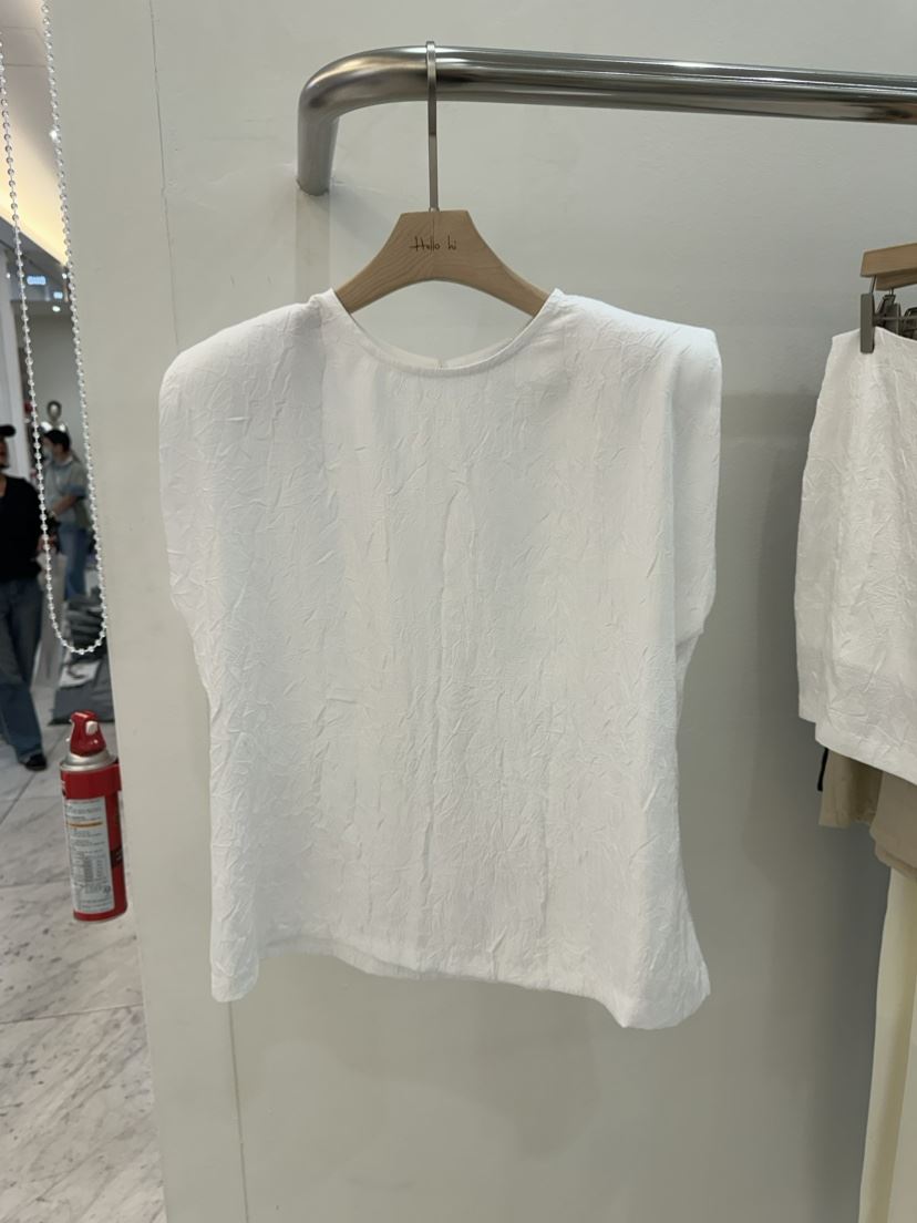 Hello Hi直郵韓國代購女裝新款熱賣職業推薦時尚吊帶背心百褶Hello Hi吊帶/背心