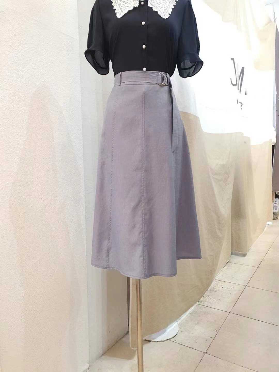 OLIVIA韓國直郵女裝新品真品24春夏職業時尚休閑熱賣長裙OLIVIA長裙