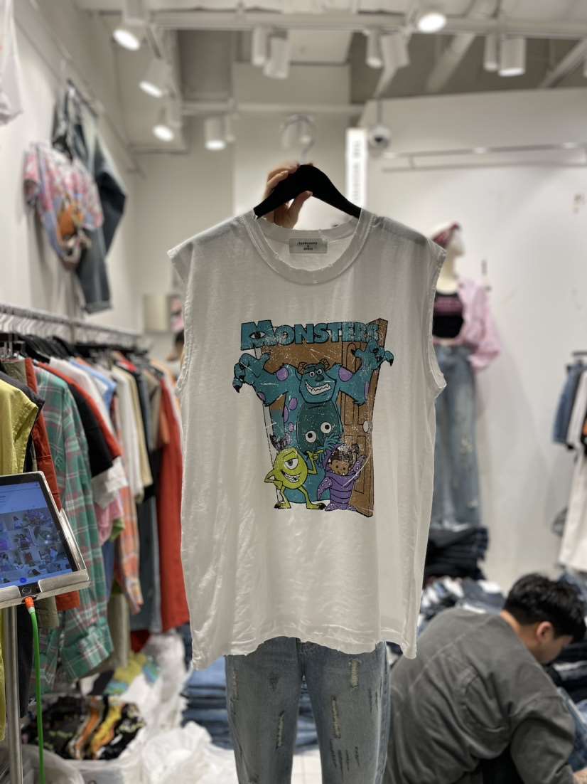 THE WEEKND韓國直郵東大門實拍女裝新品人氣時尚真品吊帶背心THE WEEKND吊帶/背心