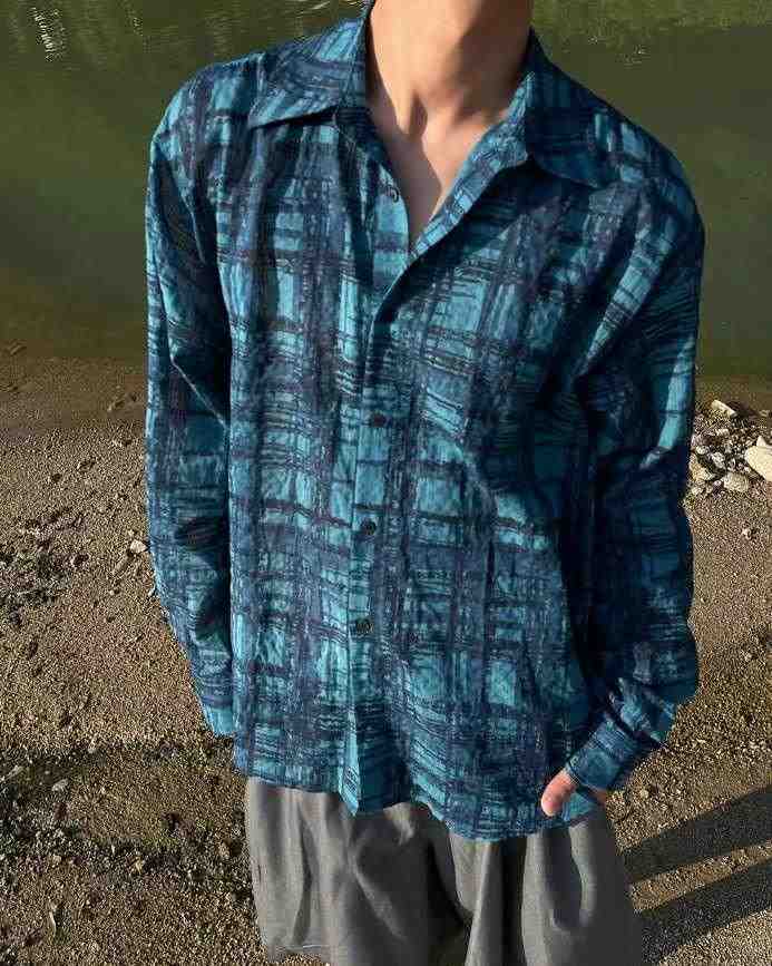 OASIS直郵韓國代購女裝新品推薦休閑時尚職業襯衫蕾絲衫格紋OASIS襯衫/蕾絲衫