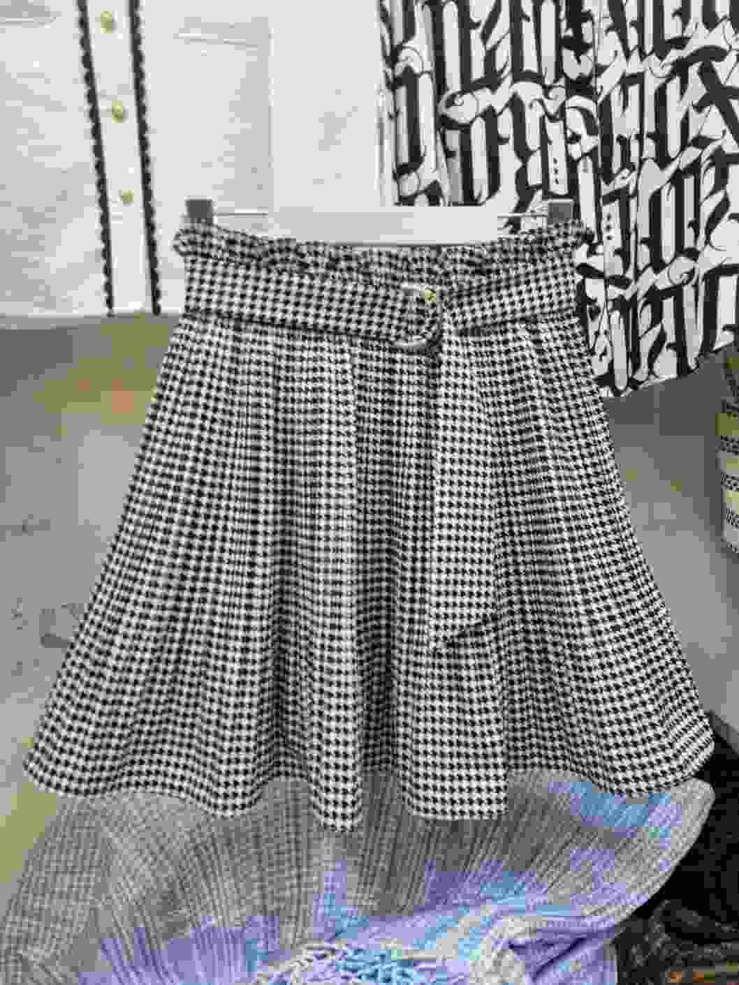 SOOMANCHAE-수만채-T韓國直郵東大門代購女裝新品職業裙褲含腰帶SOOMANCHAE裙褲