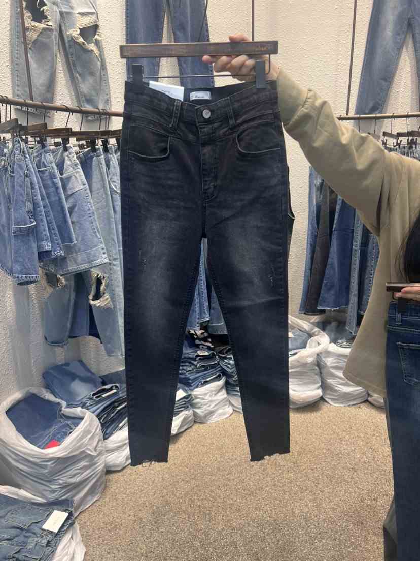 AIM韓國直郵女裝新品人氣休閑推薦熱賣24春夏時尚真品牛仔褲AIM牛仔褲