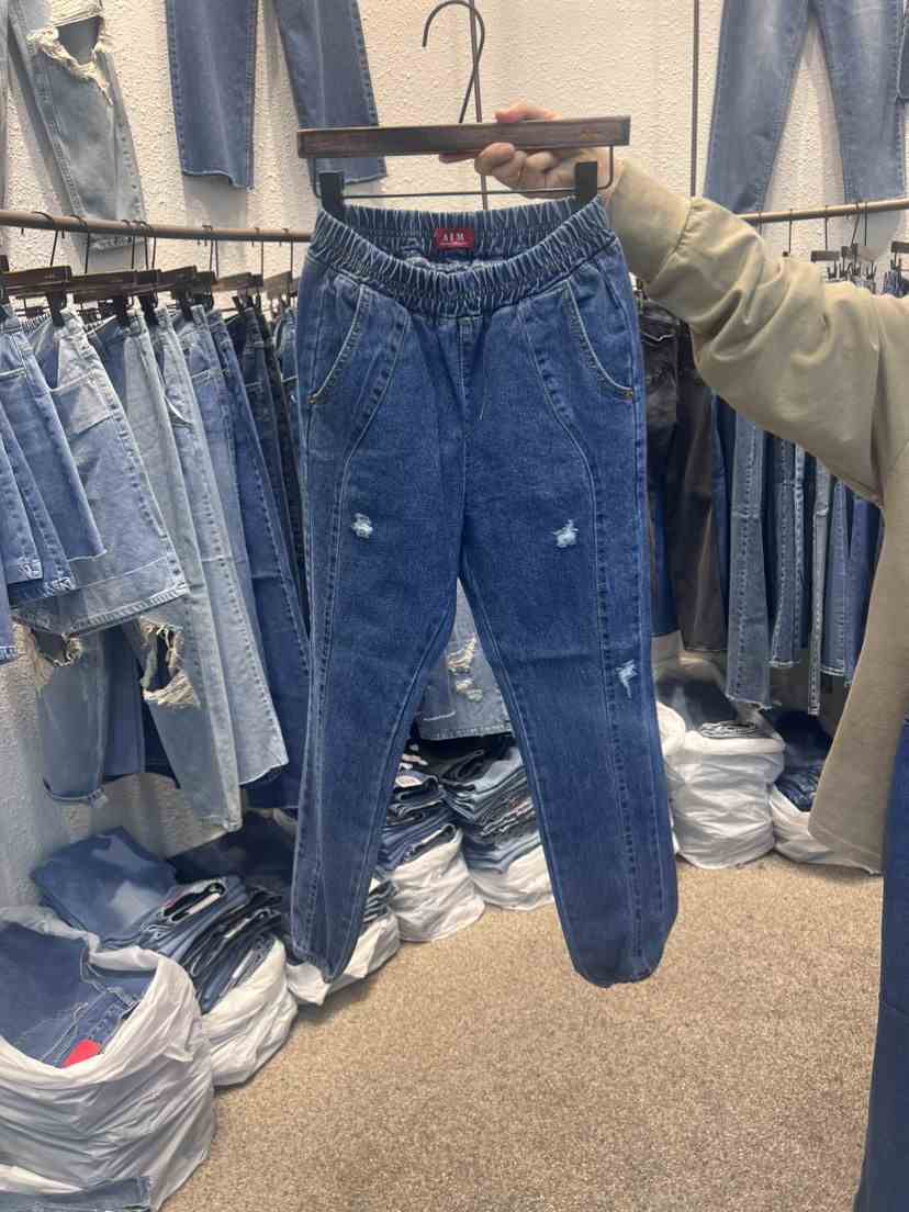 AIM直郵韓國代購女裝新品人氣熱賣24春夏職業真品休閑牛仔褲AIM牛仔褲