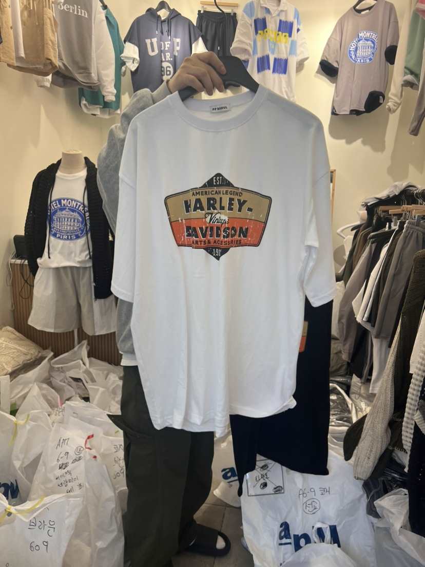 COZY韓國直郵東大門實拍女裝新品人氣時尚推薦24春夏職業T恤COZY-男裝T恤