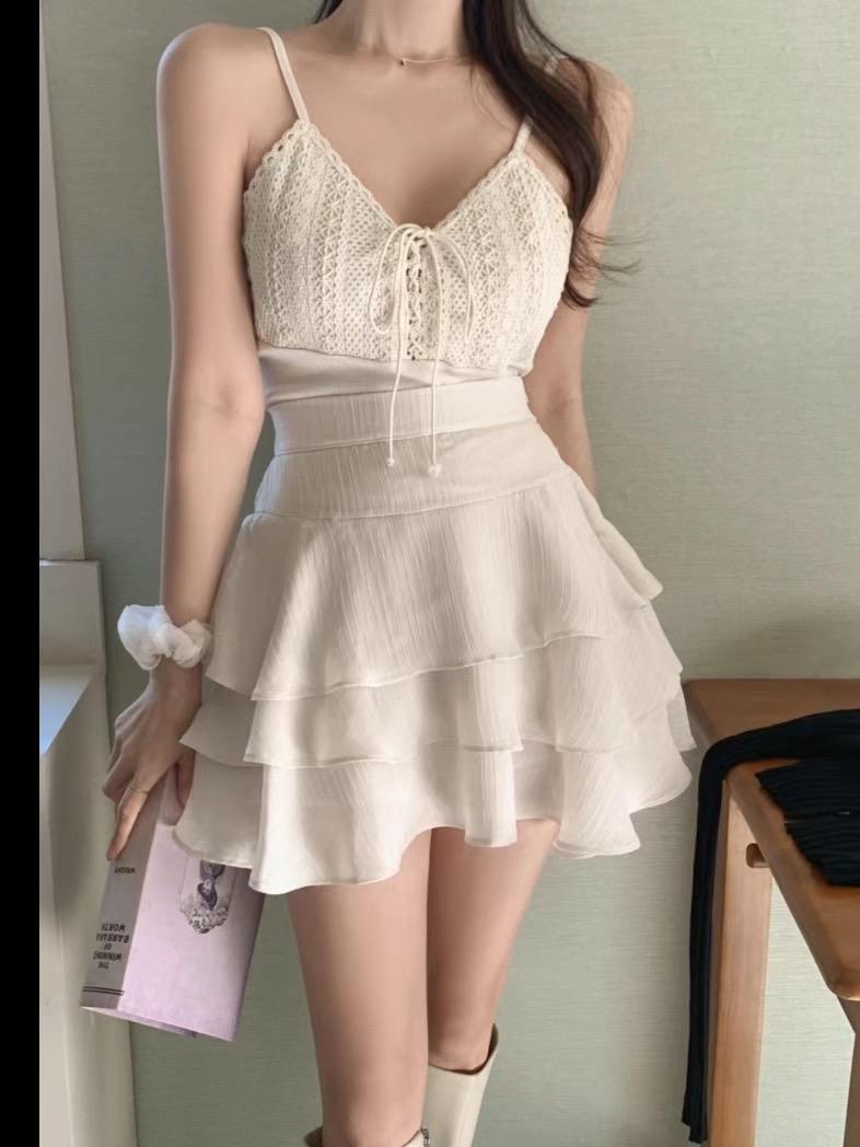 A.SOLE韓國直郵東大門實拍女裝新品真品休閑推薦24春夏短裙J.A.D短裙