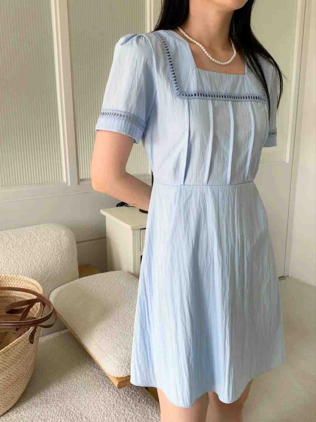 CIRCLE-써클-T直郵韓國代購女裝新品人氣職業24春夏連衣裙CIRCLE連衣裙