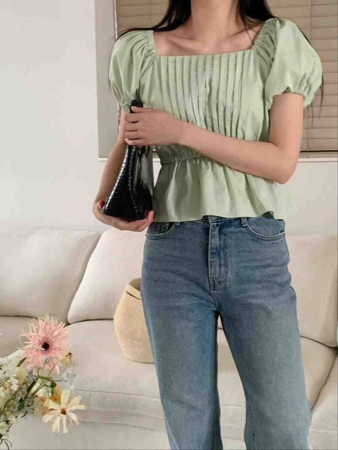 CIRCLE-써클-T韓國直郵東大門代購女裝新款人氣襯衫蕾絲衫CIRCLE襯衫/蕾絲衫