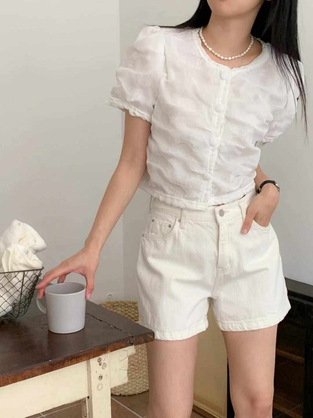 CIRCLE-써클-T韓國直郵東大門代購女裝新品真品襯衫蕾絲衫CIRCLE襯衫/蕾絲衫