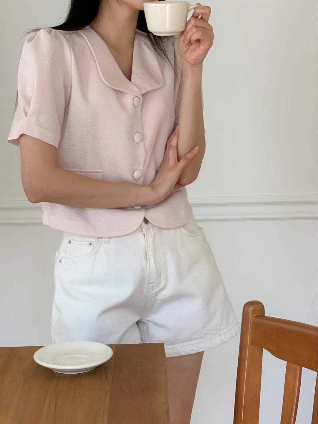 CIRCLE-써클-T韓國直郵東大門代購女裝新品時尚休閑24春夏夾克CIRCLE夾克