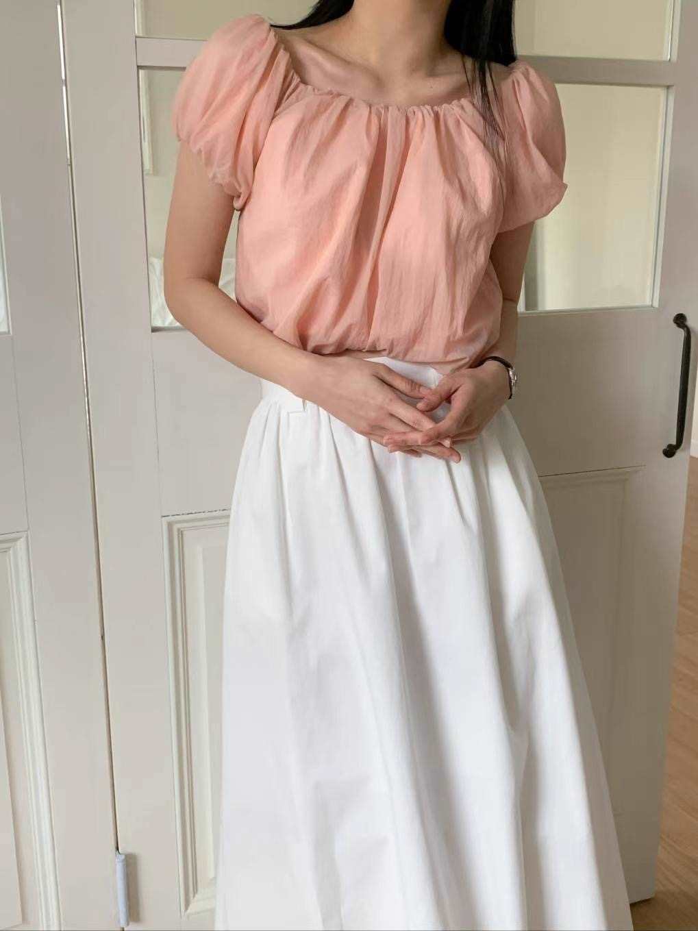 CIRCLE-써클-T直郵韓國代購女裝新款熱賣職業時尚襯衫蕾絲衫CIRCLE襯衫/蕾絲衫