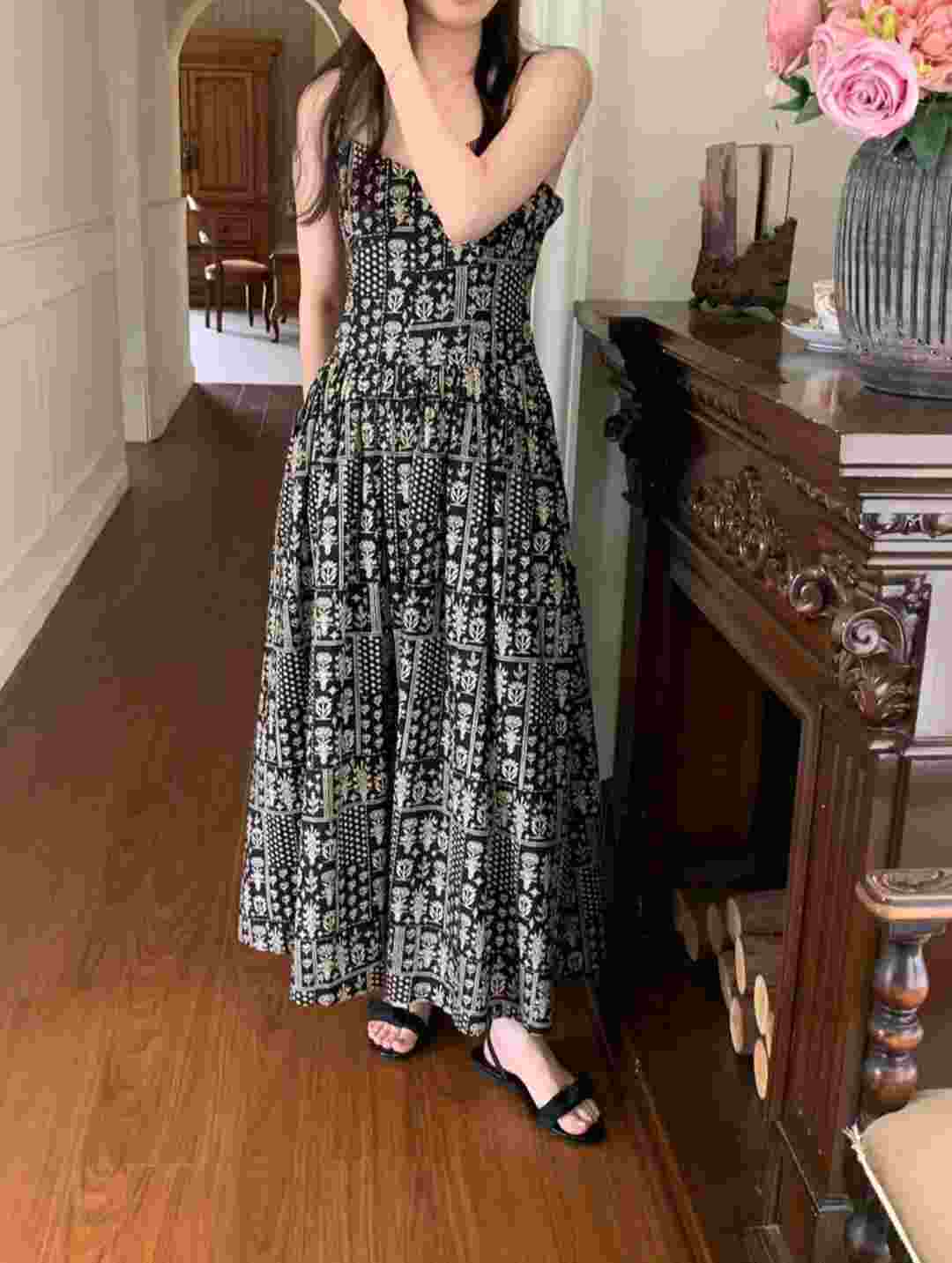 DDUIRYUN韓國直郵東大門代購女裝新款24春夏休閑時尚連衣裙DDUIRYUN連衣裙