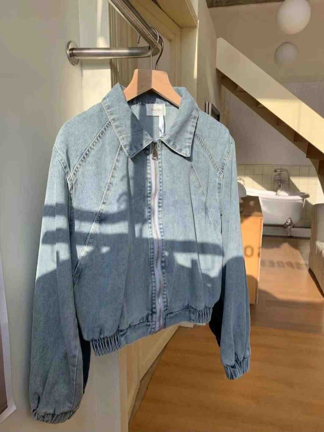 DDUIRYUN直郵韓國代購女裝新款時尚熱賣推薦職業人氣24春夏夾克DDUIRYUN夾克