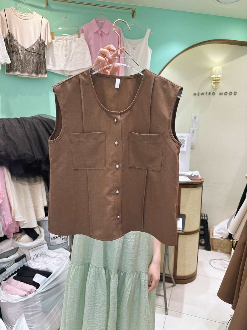NEWTRO MOOD韓國直郵東大門實拍女裝新品時尚人氣吊帶背心YUNBAL吊帶/背心