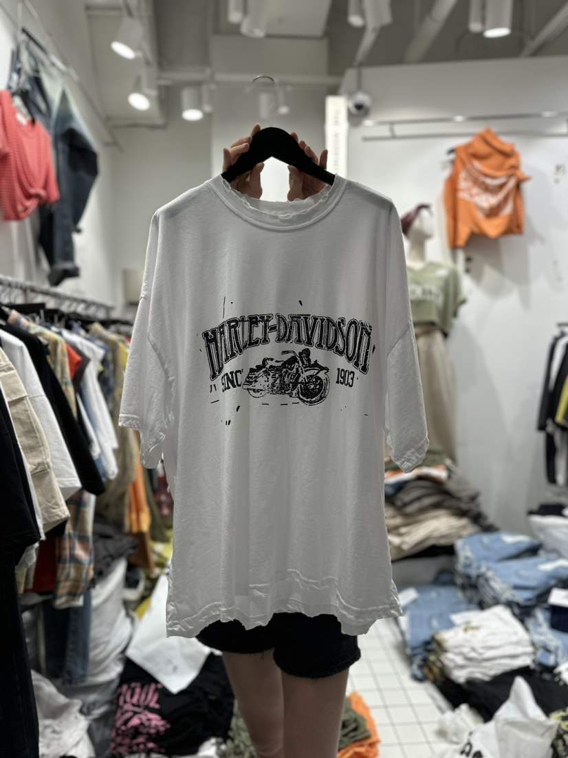 THE WEEKND韓國直郵女裝新品推薦24春夏真品人氣熱賣T恤THE WEEKNDT恤