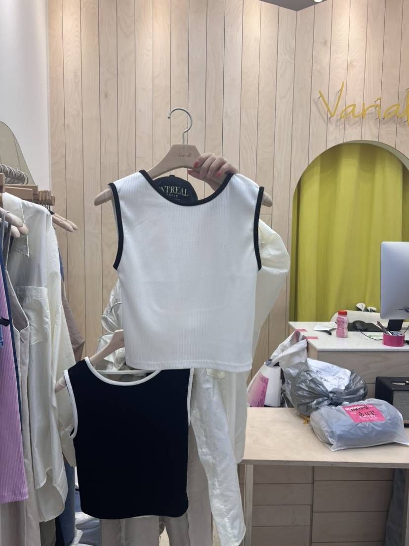 VARIAL韓國直郵東大門實拍女裝新品時尚人氣真品休閑吊帶背心VARIAL吊帶/背心