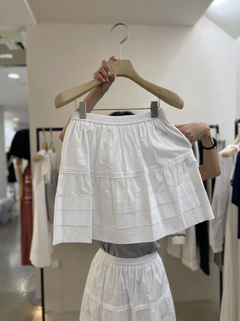 MYOS韓國直郵東大門實拍女裝新品推薦人氣24春夏短裙褶皺MYOS短裙