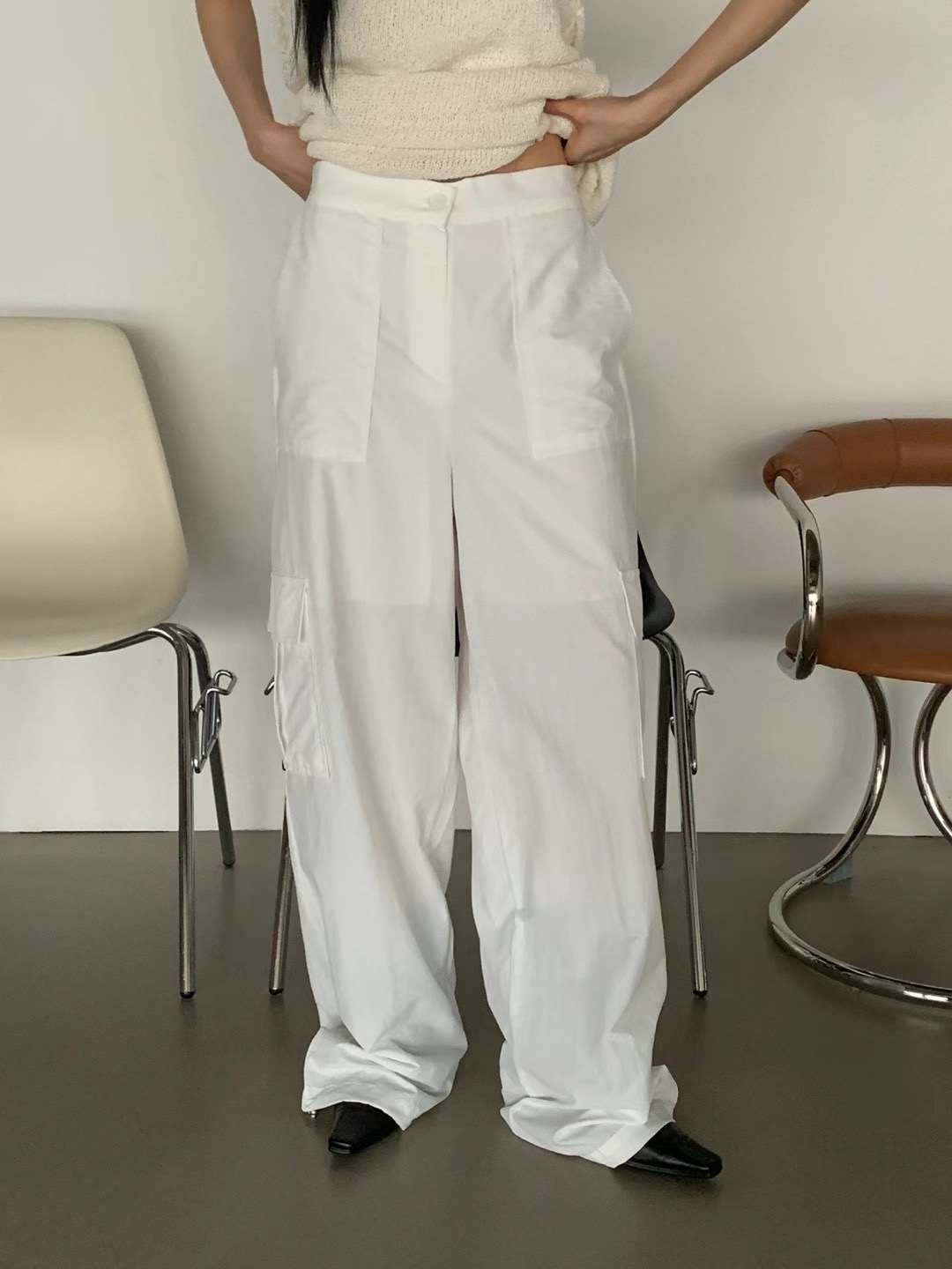 UNLESS韓國直郵女裝新款真品24春夏時尚休閑推薦人氣休閑褲UNLESS休閑褲