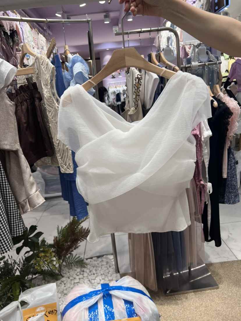 VIRUS韓國直郵女裝新款真品職業時尚休閑24春夏襯衫蕾絲衫VIRUS襯衫/蕾絲衫