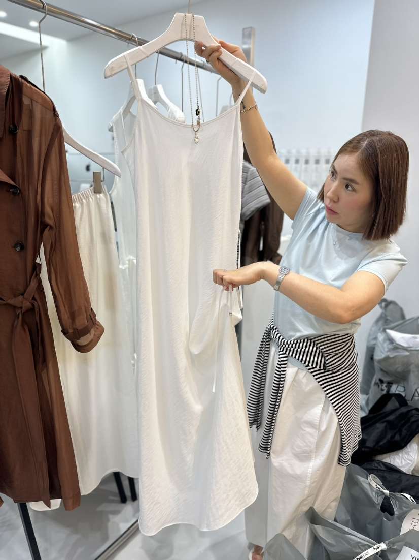VISUAL SPACE直郵韓國代購女裝新品真品時尚休閑熱賣連衣裙VISUAL SPACE連衣裙