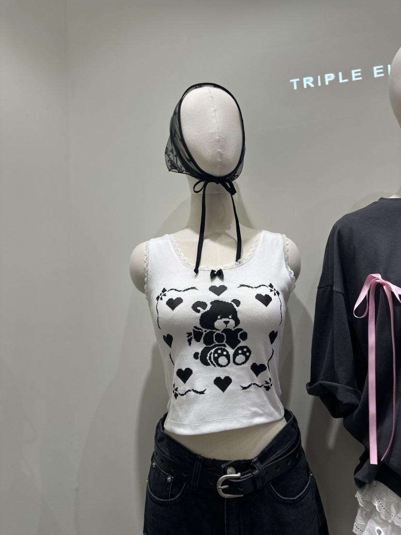 VINTAGE888/TRIPLE EIGHT韓國直郵東大門實拍女裝新款熱賣吊帶背心VINTAGE888/TRIPLE EIGHT吊帶/背心