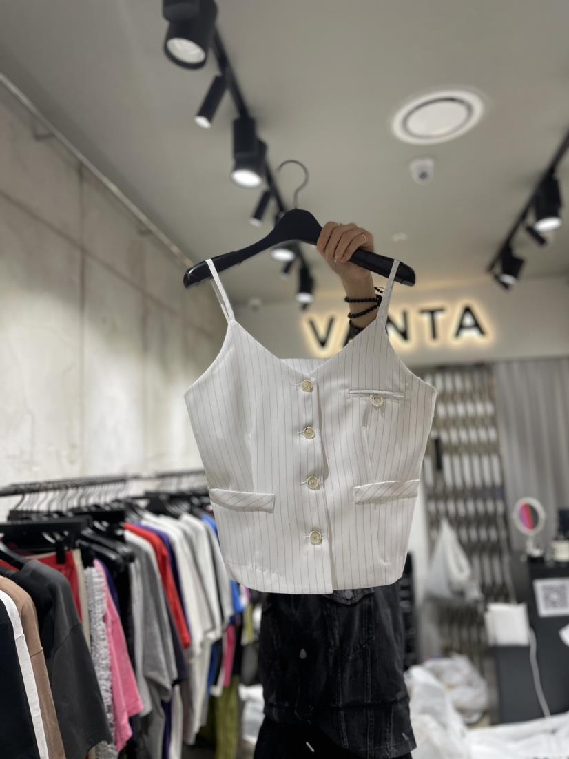 VANTA直郵韓國代購女裝新品熱賣24春夏真品人氣推薦吊帶背心VANTA吊帶/背心