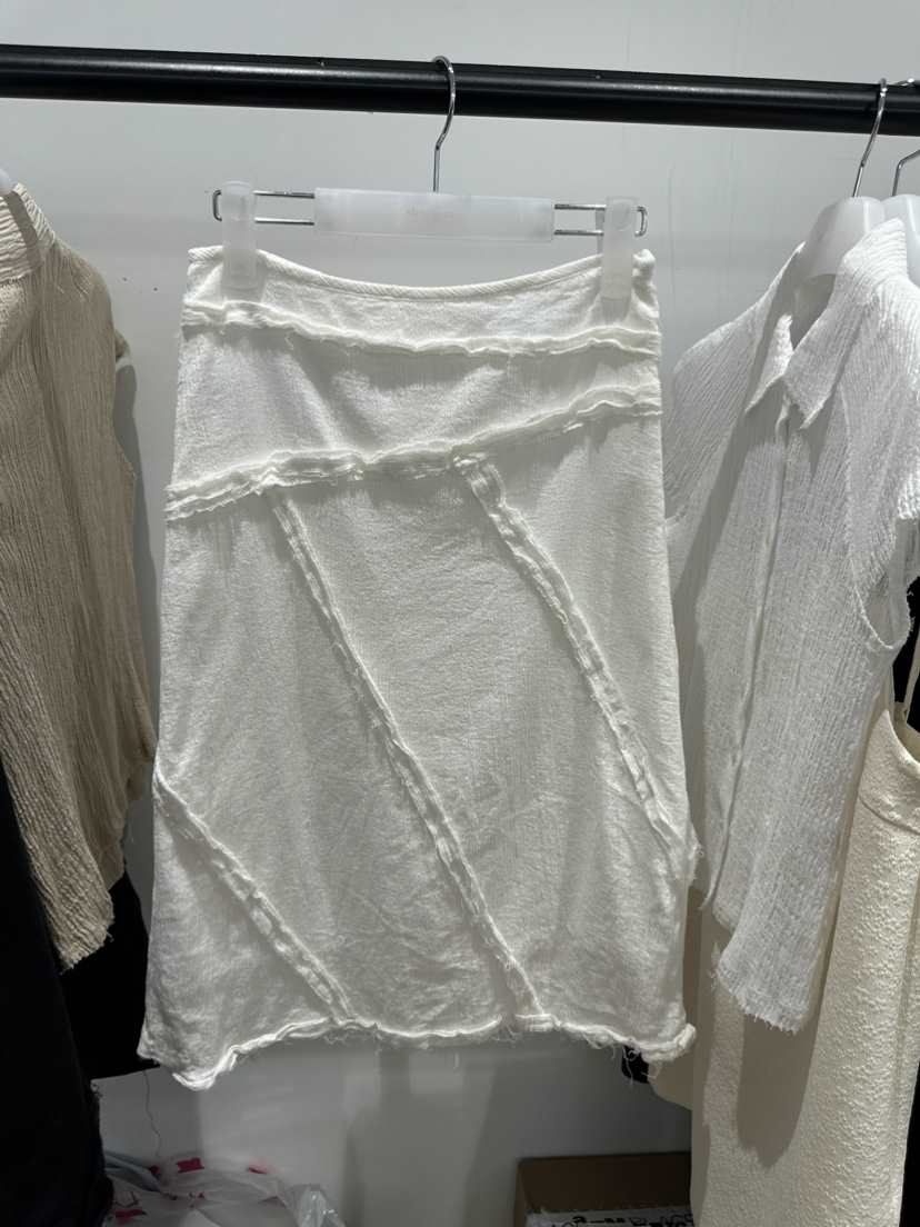 WE ARE/WELOVER直郵韓國代購女裝新品人氣24春夏休閑長裙SHOP_WE ARE長裙