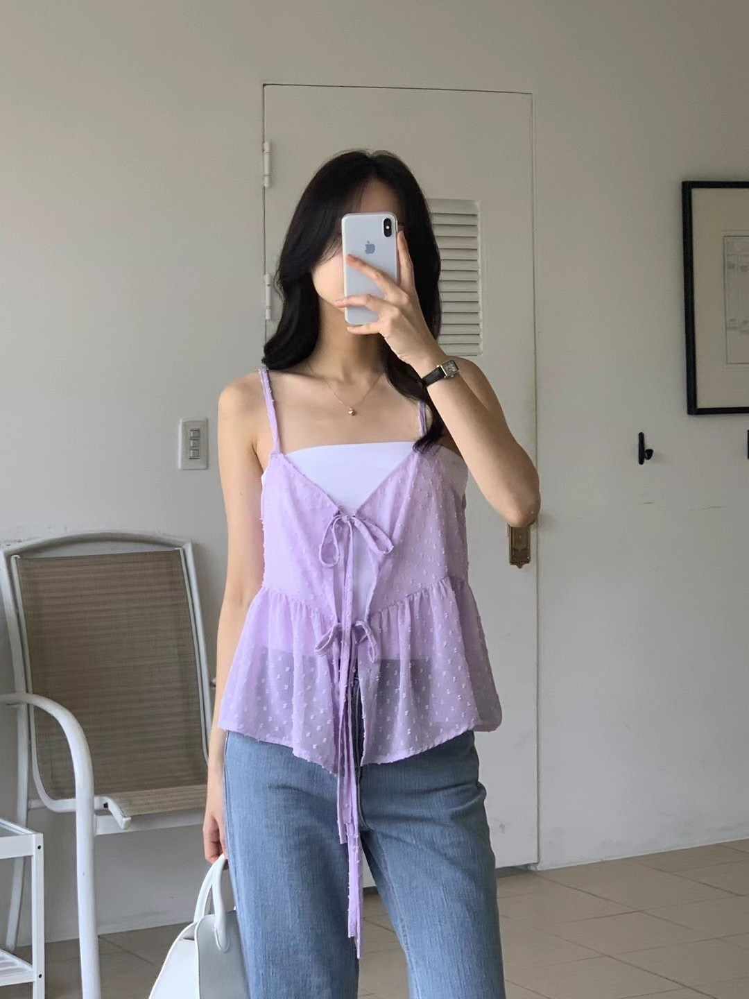 NATTY直郵韓國代購女裝新品人氣職業真品時尚休閑24春夏吊帶背心NATTY吊帶/背心