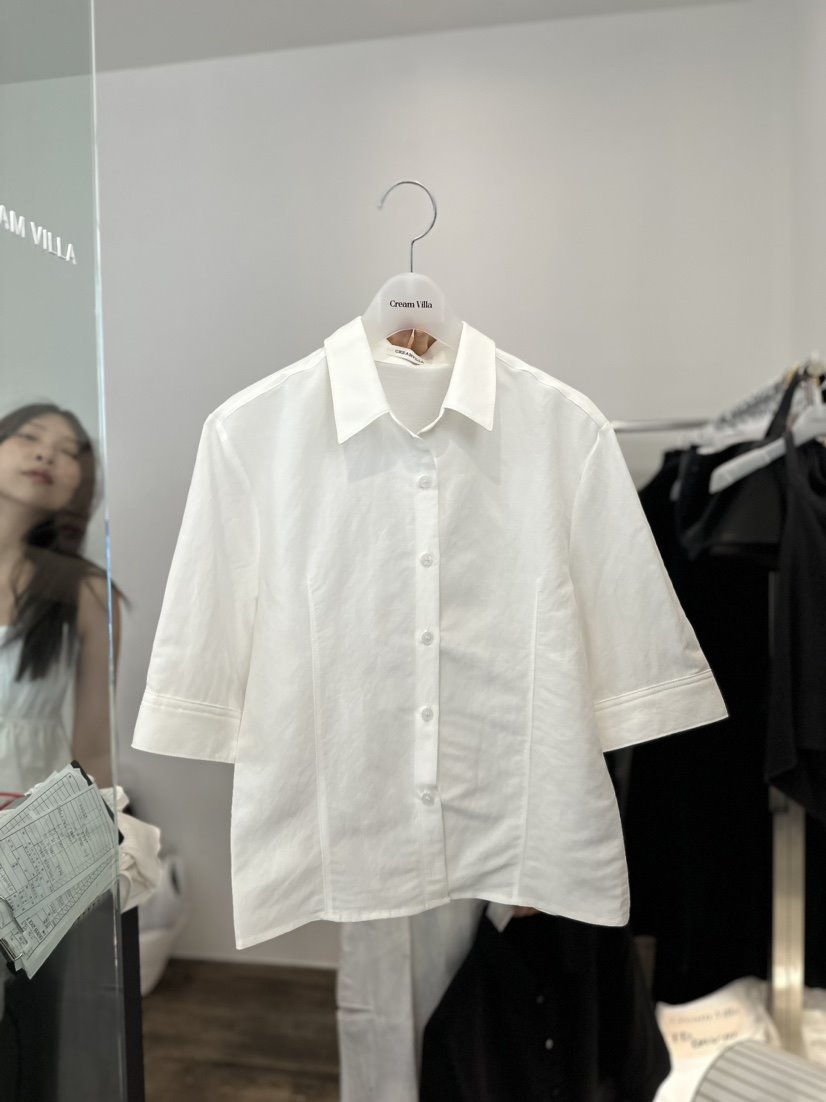 CREAM VILLA（此品牌名稱會遭售假投訴，建議淘寶店鋪商品名稱中不要使用）韓國直郵女士新款熱賣襯衫蕾絲衫亞麻CREAMVILLA襯衫/蕾絲衫