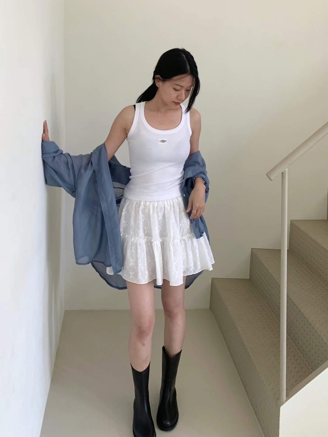URBANEMOOD韓國直郵女裝新款職業人氣推薦休閑24春夏吊帶背心URBANEMOOD吊帶/背心