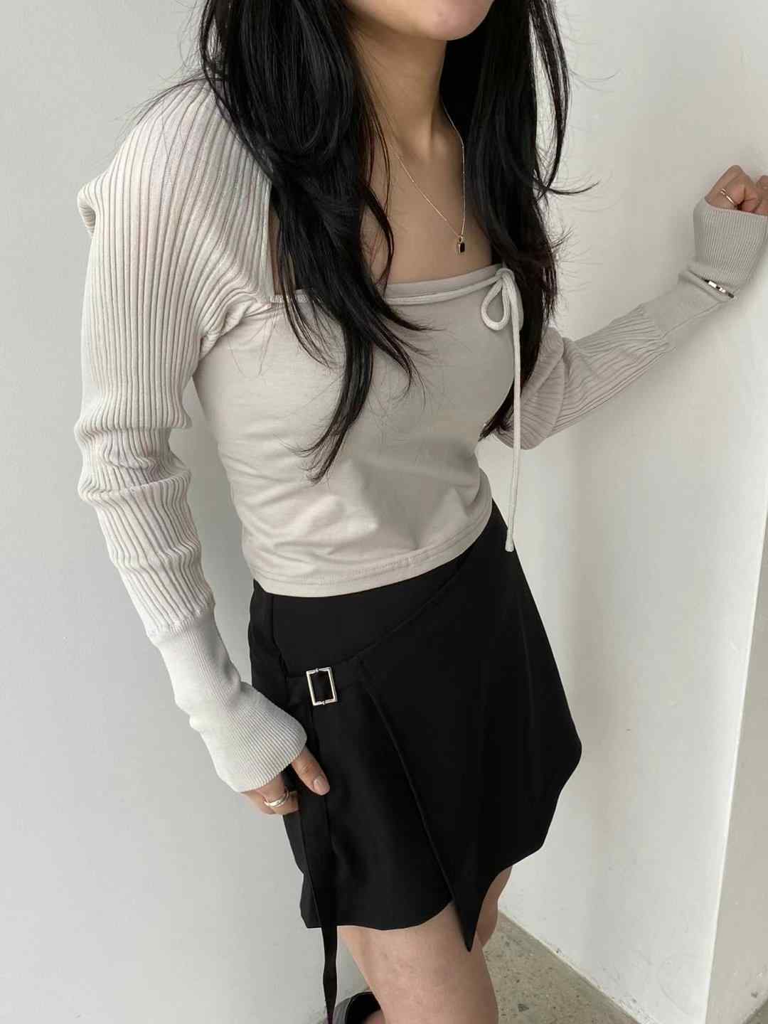 AWESOME韓國直郵東大門代購女士新品職業人氣真品24春夏針織衫AWESOME-TB1針織衫