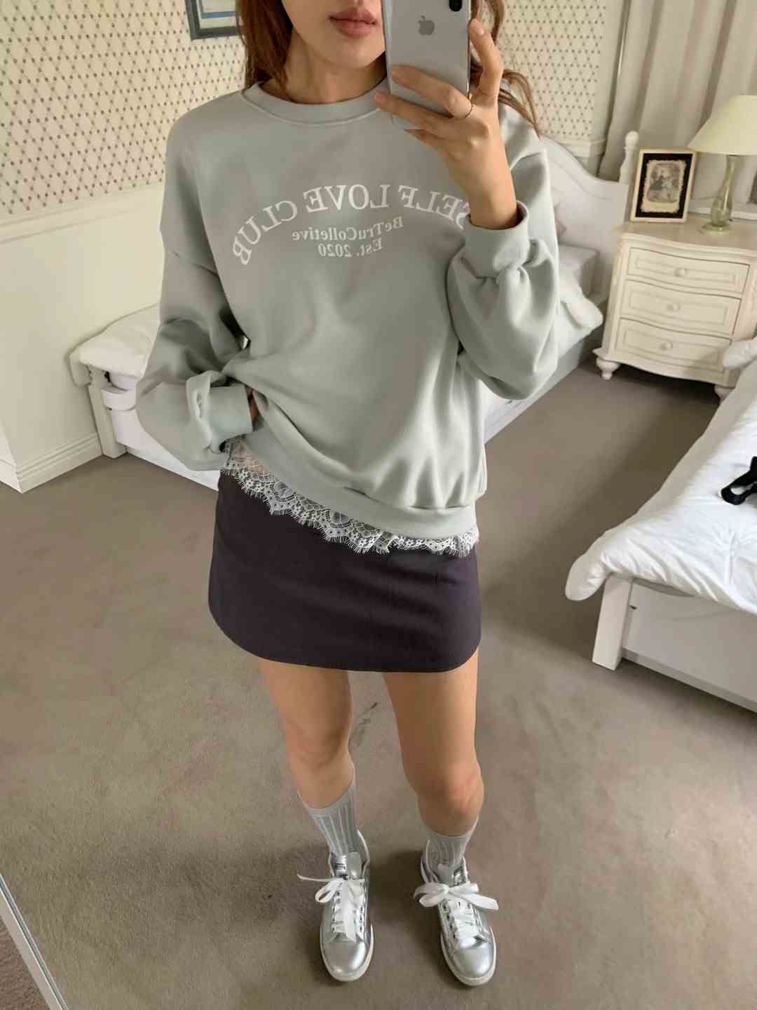 lalafit直郵韓國代購女士新品休閑時尚24春夏真品人氣衛衣lalafit衛衣