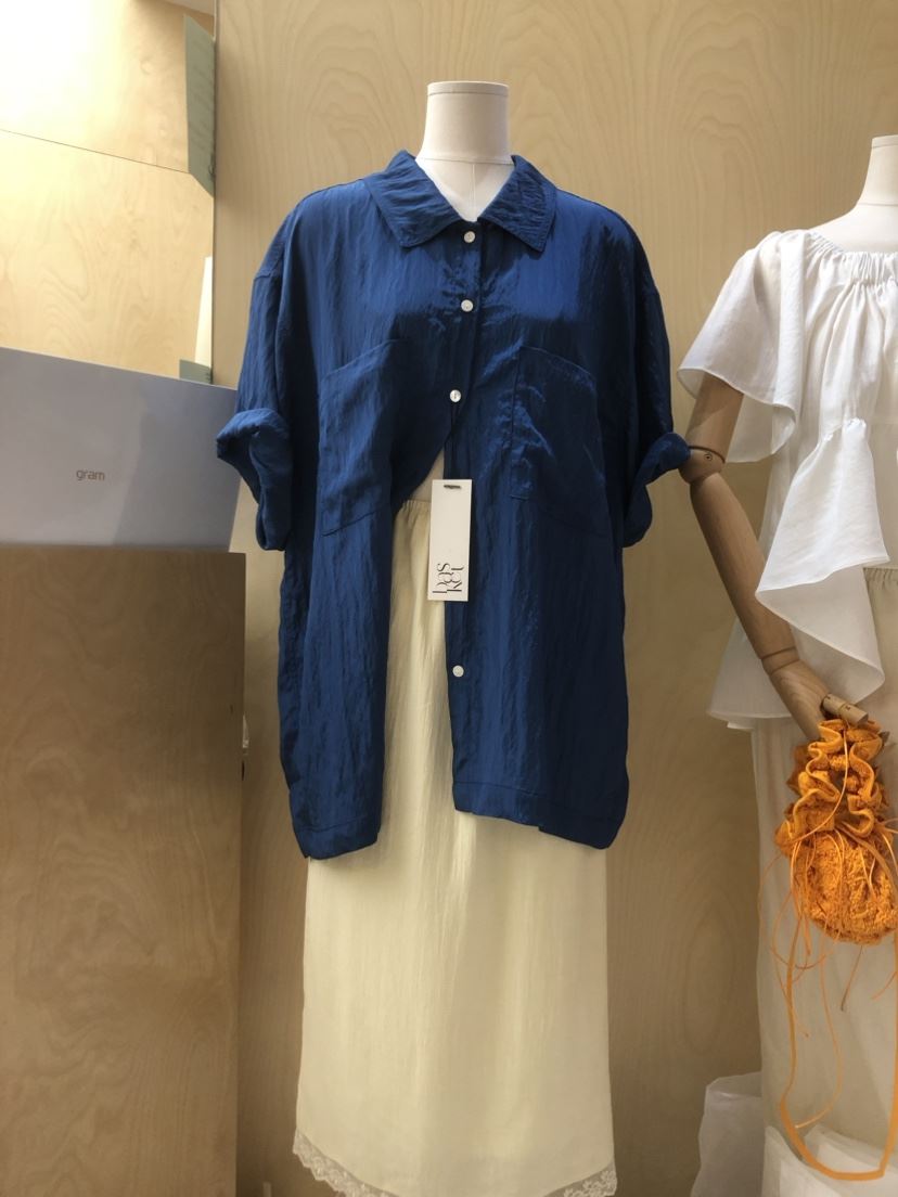 BASKET韓國直郵女裝新款時尚人氣推薦24春夏休閑襯衫蕾絲衫BASKET襯衫/蕾絲衫