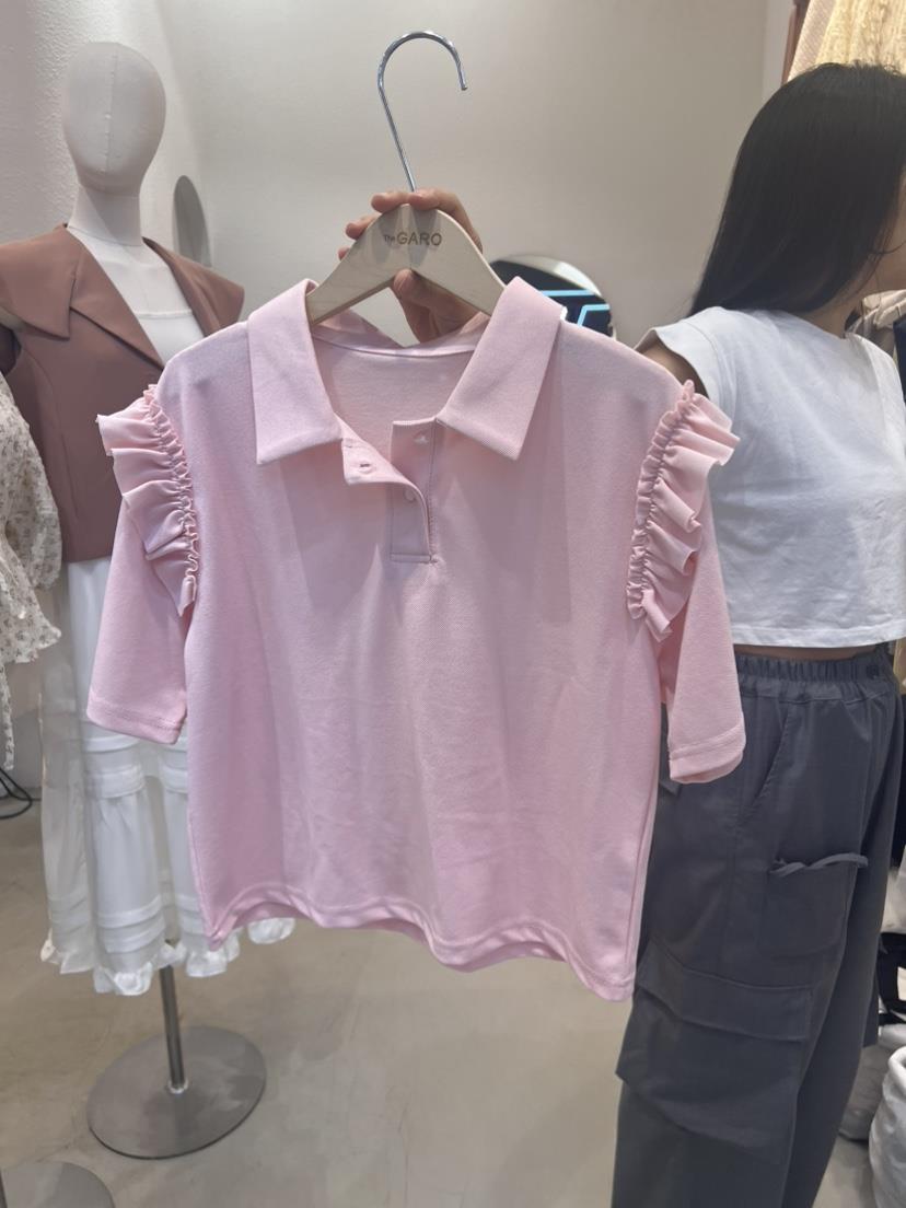 THE GARO韓國直郵東大門代購女裝新款真品24春夏熱賣T恤HYPEARLT恤