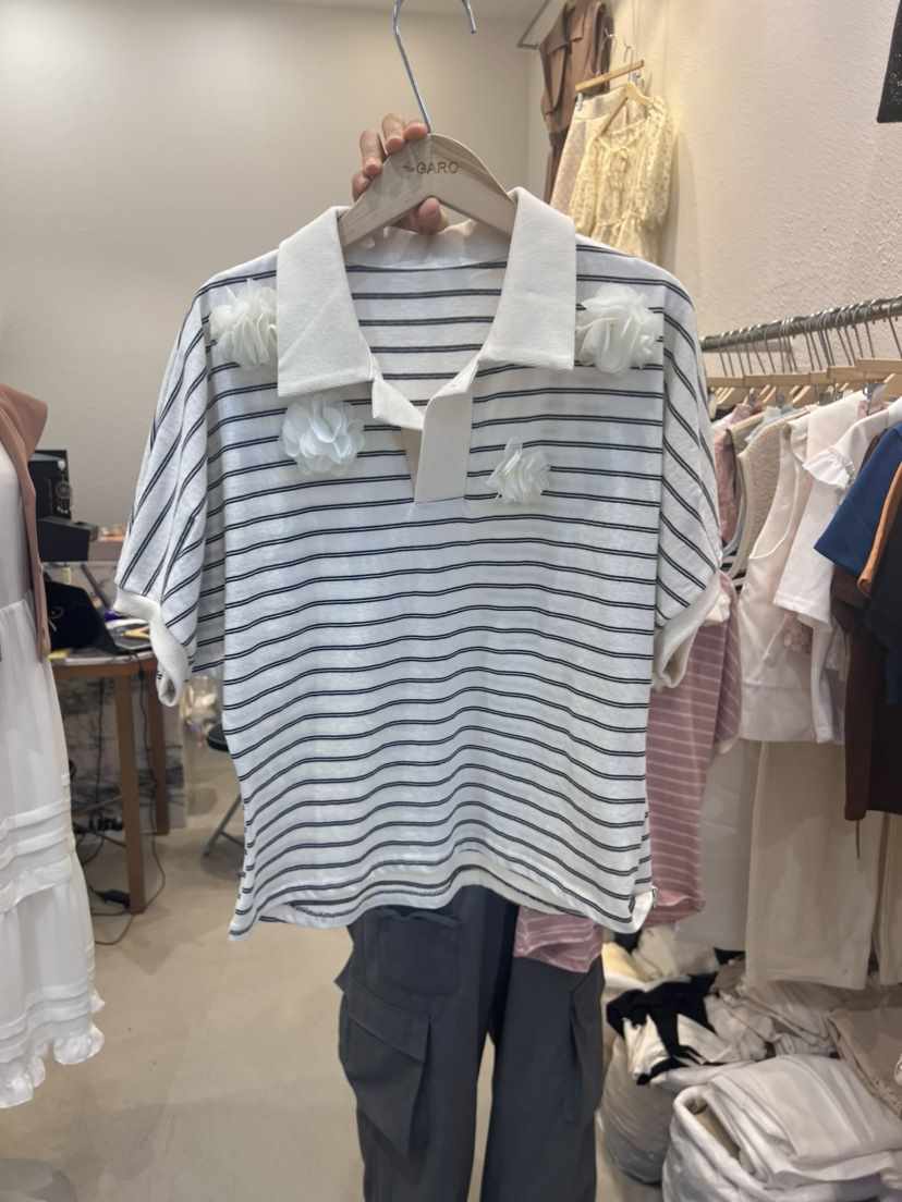 THE GARO韓國直郵東大門代購女裝新品休閑時尚熱賣真品T恤HYPEARLT恤