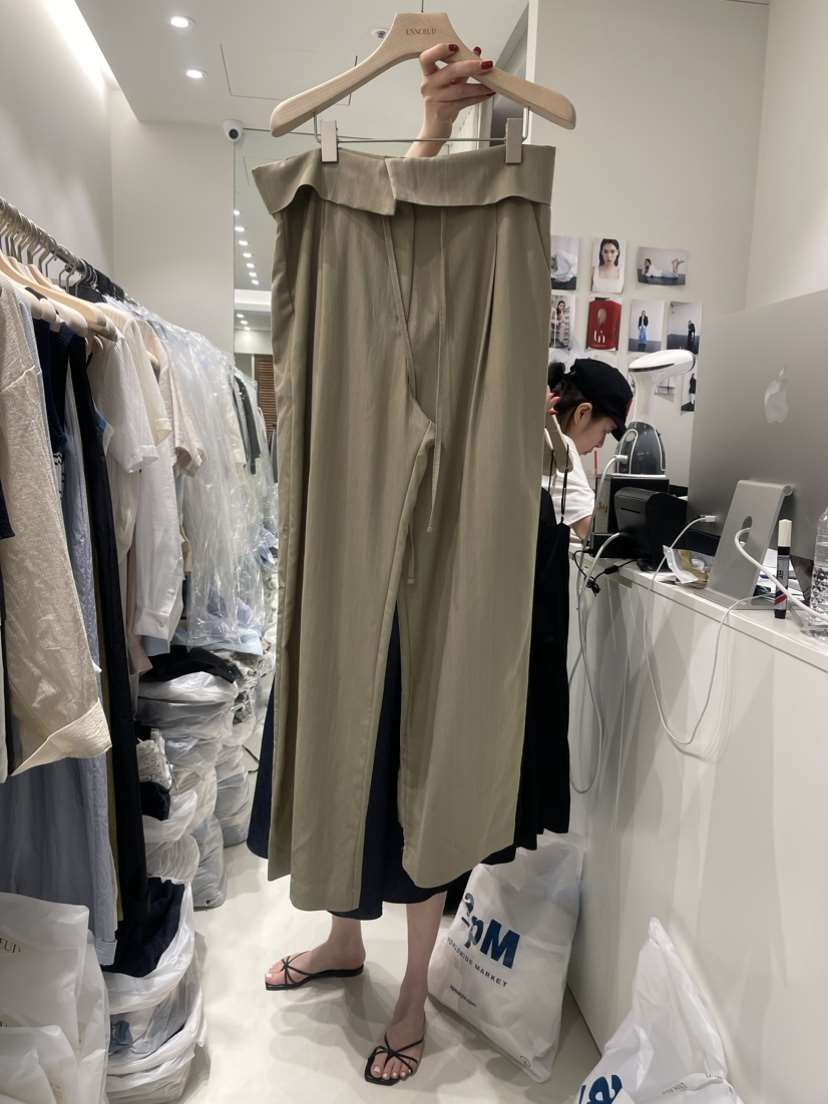 UNNOEUD直郵韓國代購女裝新品24春夏推薦真品熱賣休閑休閑褲THE REST/UNNOEUD休閑褲