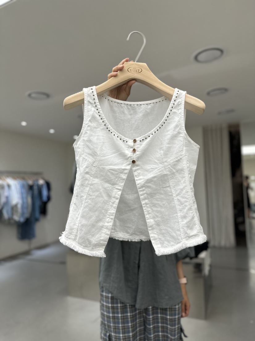 VAULT韓國直郵女裝新品24春夏時尚休閑熱賣推薦人氣真品馬甲VAULT馬甲