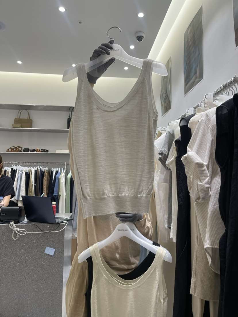 WOOD SAGE直郵韓國代購女裝新品24春夏職業時尚吊帶背心WOOD SAGE吊帶/背心