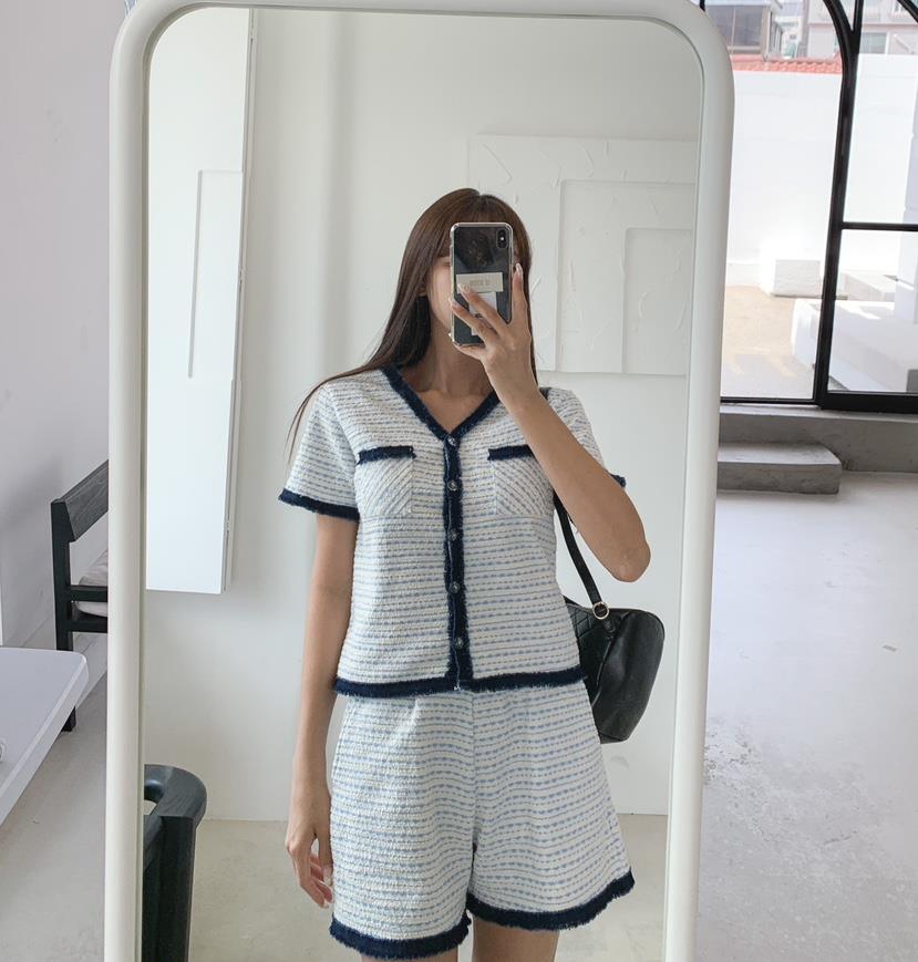 LESTITCH韓國直郵女裝新款時尚24春夏人氣休閑熱賣真品短褲MENTOR短褲