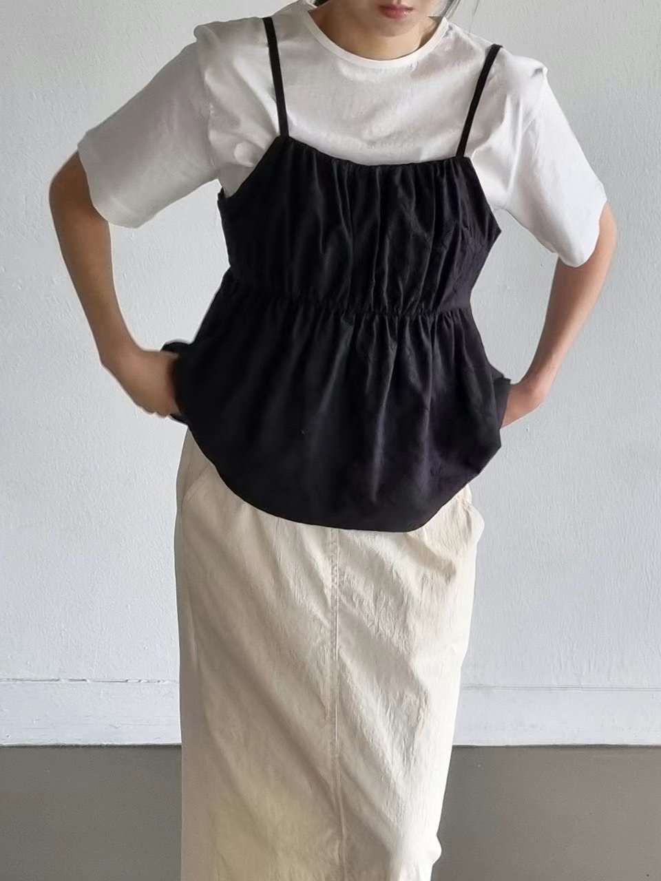 MORNBAKER韓國直郵女士新款真品推薦24春夏職業人氣吊帶背心MORNBAKER吊帶/背心