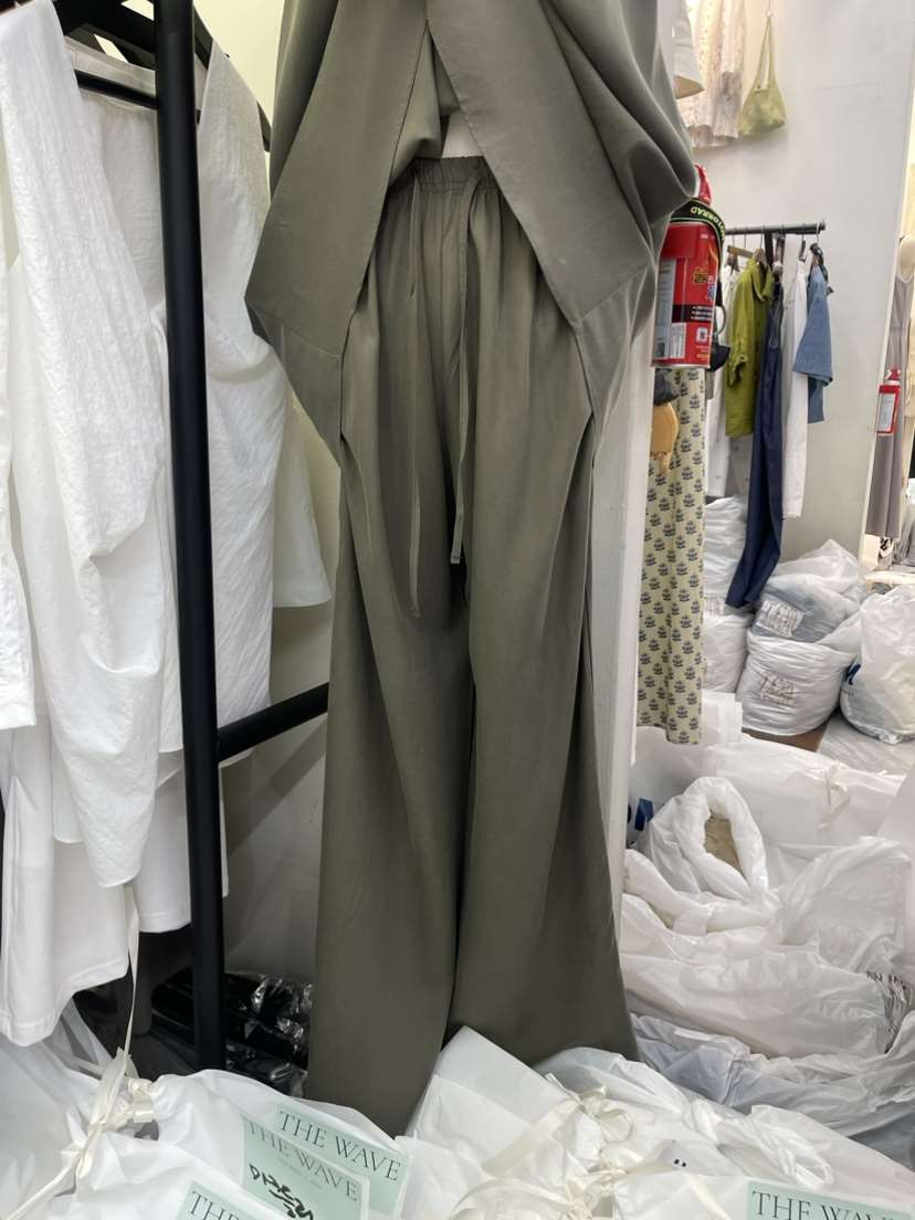 THE WAVE韓國直郵東大門代購女裝新品人氣職業時尚熱賣休閑褲THE WAVE休閑褲