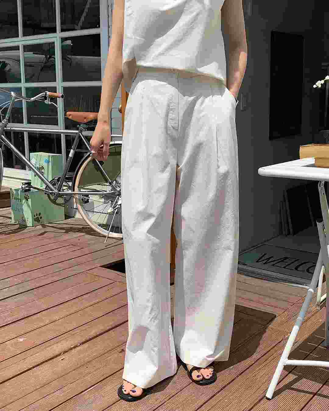 COZYHOUSE韓國直郵女裝新款休閑24春夏時尚職業人氣休閑褲SOUL DRESS休閑褲