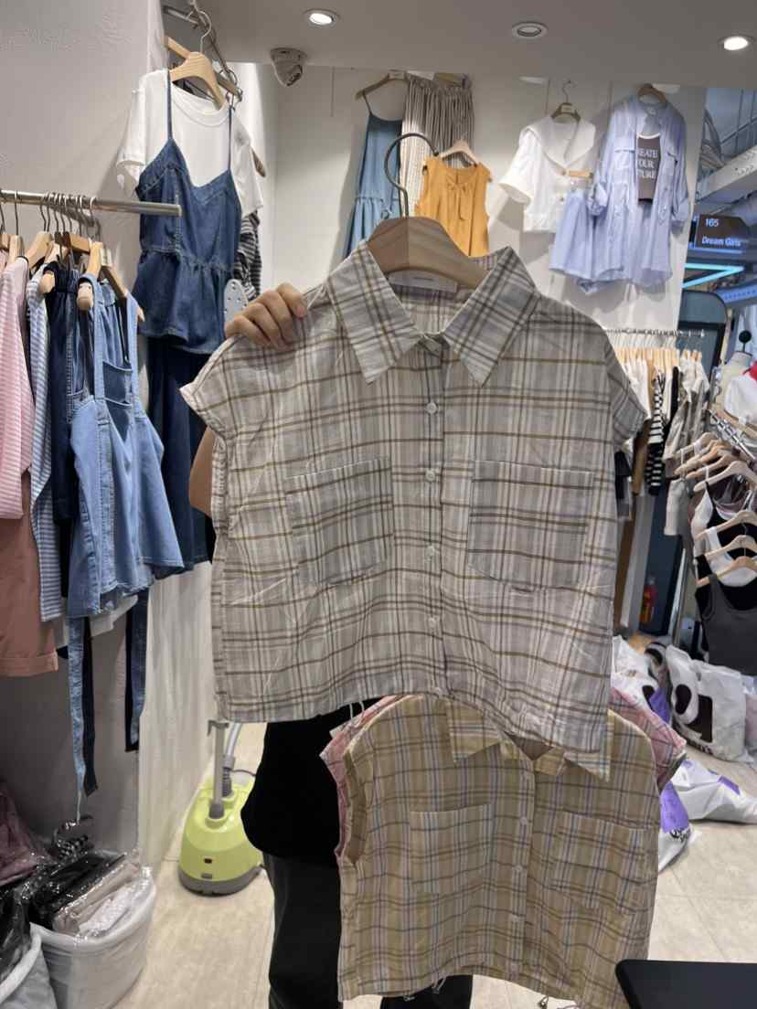 HOT PLACE/DREAM GIRIS韓國直郵東大門實拍女裝新品人氣襯衫蕾絲衫空襯衫/蕾絲衫