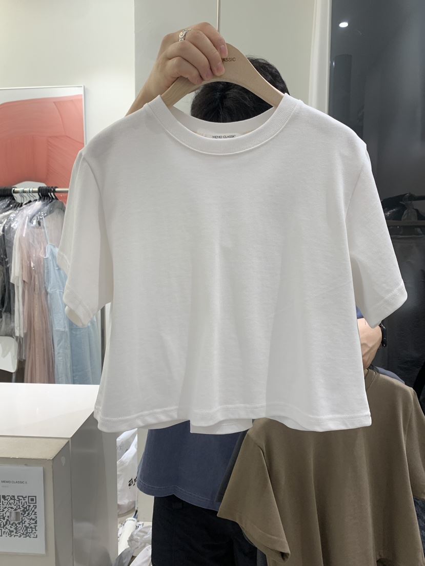 MEMO CLASSIC韓國直郵女裝新品24春夏職業真品時尚熱賣T恤MEMO CLASSICT恤